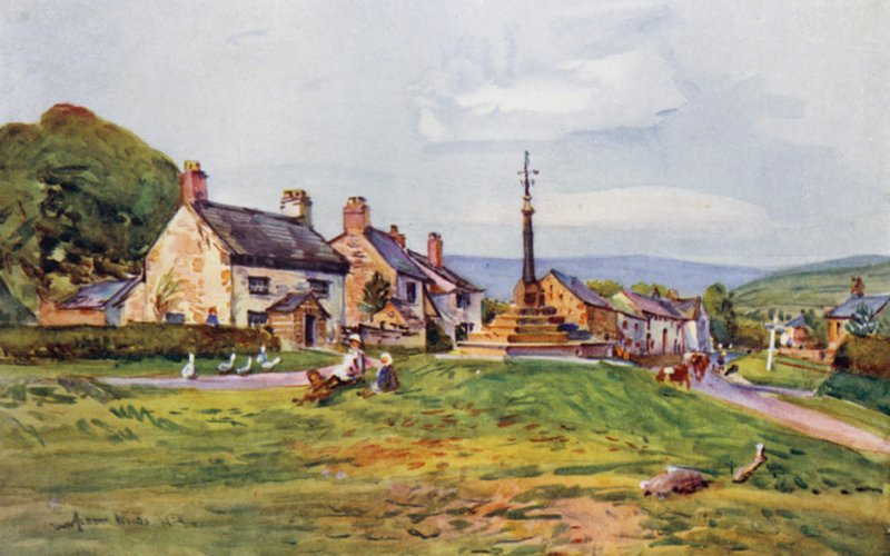 Inglewhite (cor litho) de Albert Woods