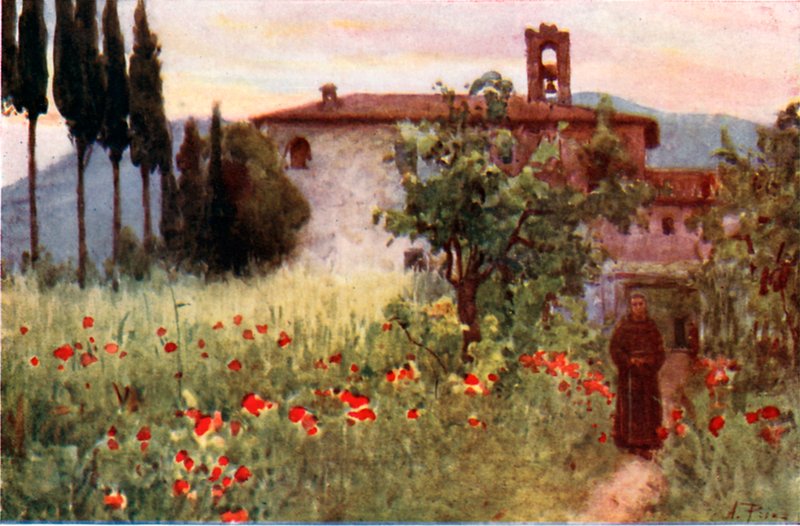 Jardim do Convento de San Cosimato, Vicovaro de Alberto Pisa