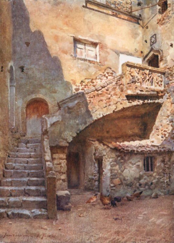 Pátio Corvaia Palace, Taormina de Alberto Pisa
