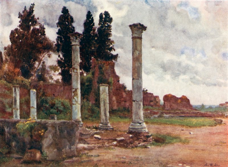 Biblioteca da Casa de Domiciano no Palatino de Alberto Pisa