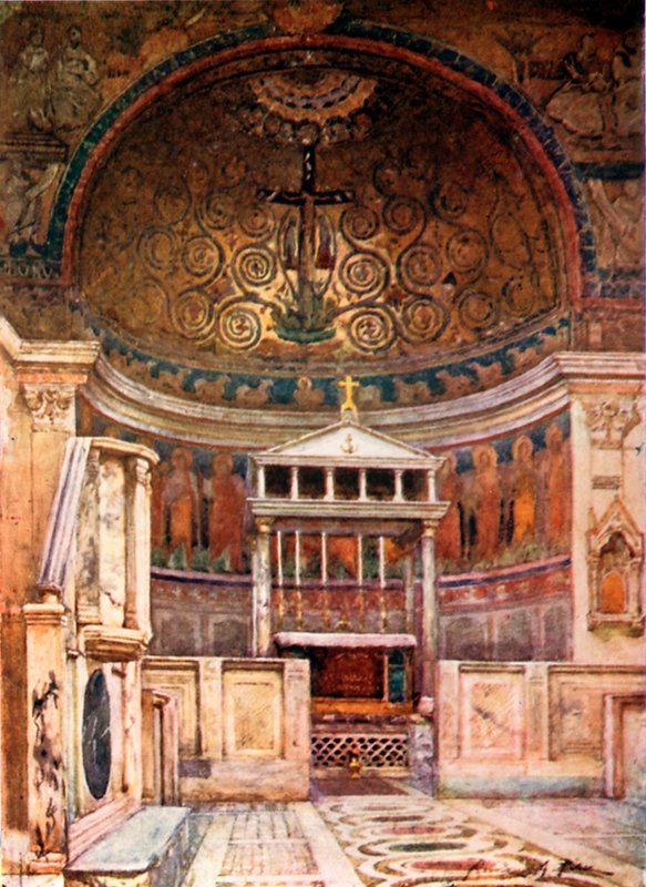 San Clemente, Coro e Tribuna da Igreja Superior de Alberto Pisa