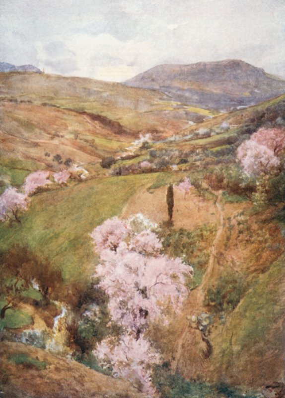 Dia de primavera em um vale perto de Girgenti de Alberto Pisa