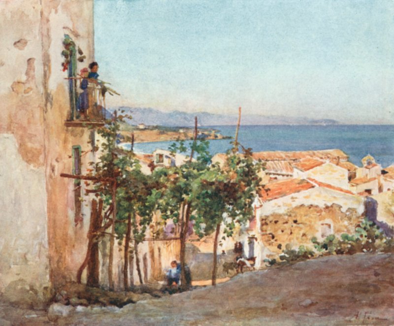 Rua em Cefalu de Alberto Pisa