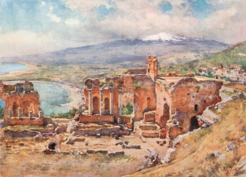 O teatro, Taormina de Alberto Pisa
