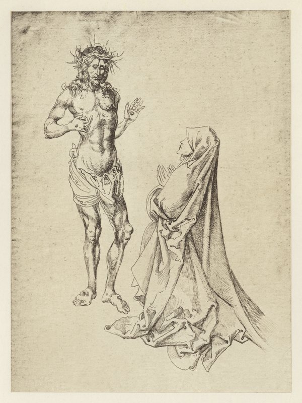 O Cristo de Durer, aparecendo à Virgem Maria de Albrecht Dürer
