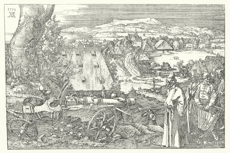O canhão de Nuremberg de Albrecht Dürer