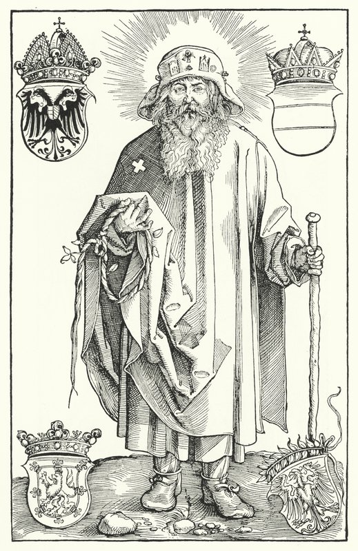 St Coloman (gravura) de Albrecht (after) Durer or Duerer