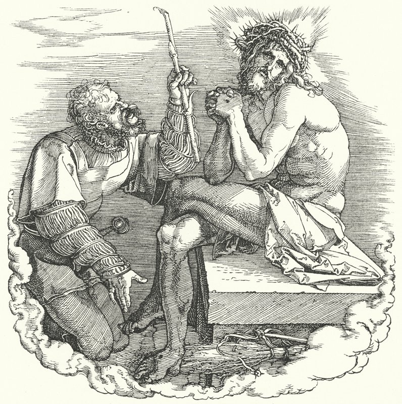 Página de título de A Grande Paixão de Albrecht Durer, retratando os últimos dias de Cristo na Terra (gravura) de Albrecht (after) Durer or Duerer