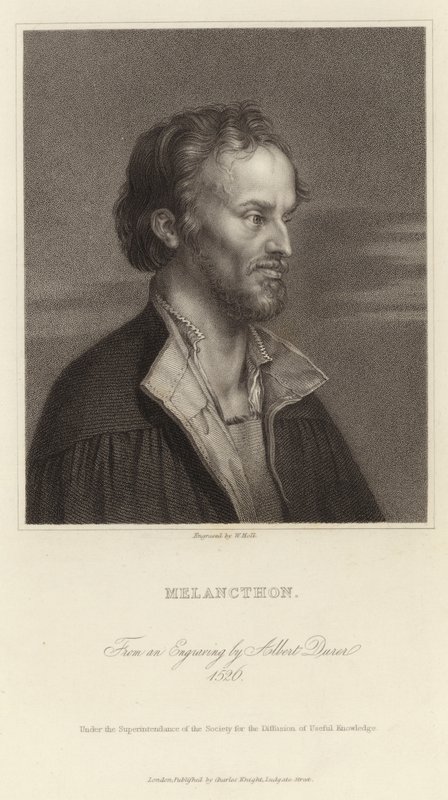 Melancthon - Reformador e colaborador alemão com Martin Luther (1497 1560) de Albrecht Dürer