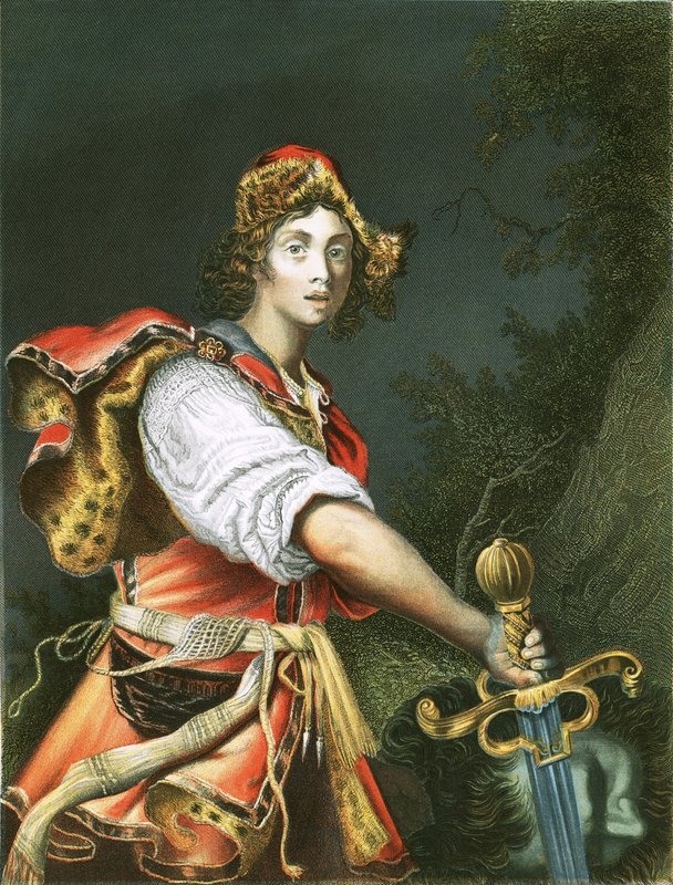 Davi com a cabeça de Golias de Alessandro Turchi