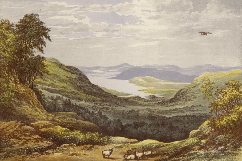 Windermere e Esthwaite de Alexander Francis Lydon