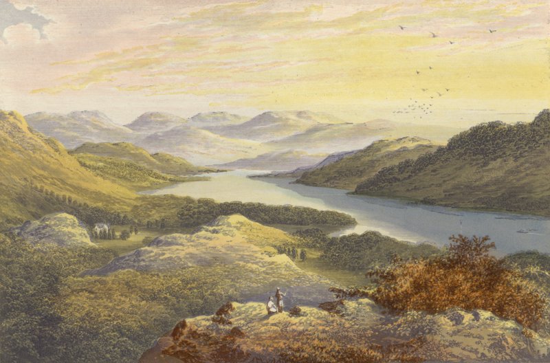 Windermere, olhando para o lago de Alexander Francis Lydon