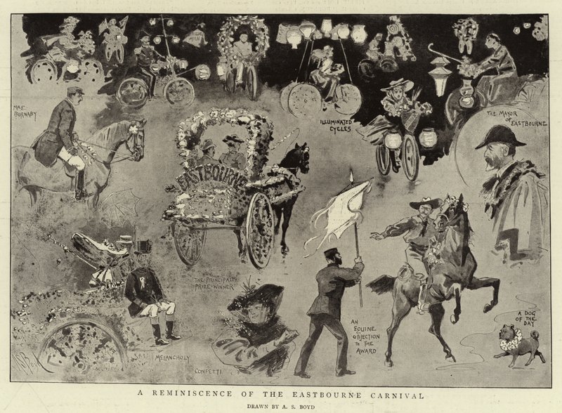 Uma reminiscência do carnaval de Eastbourne de Alexander Stuart Boyd