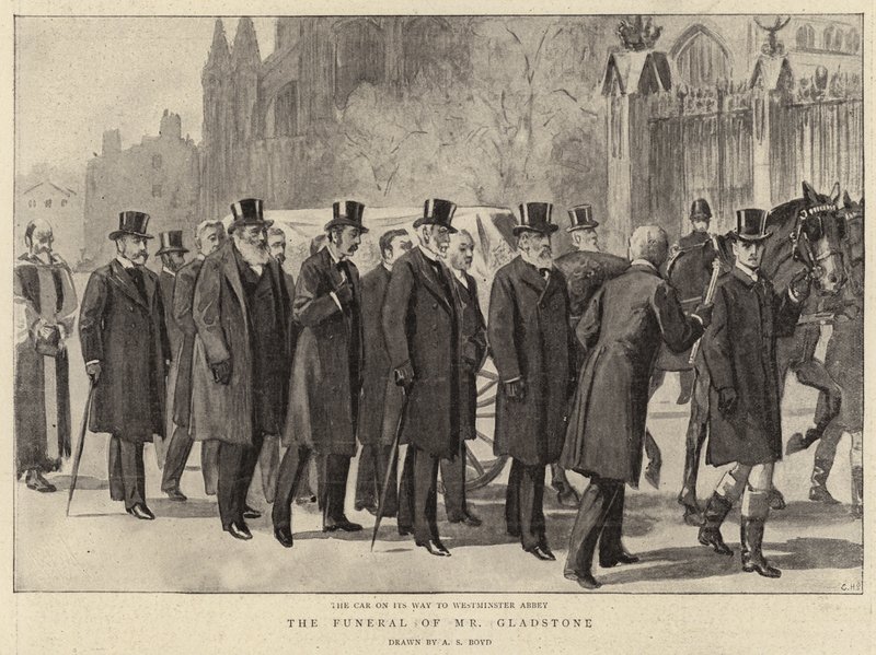 O funeral do senhor Gladstone de Alexander Stuart Boyd
