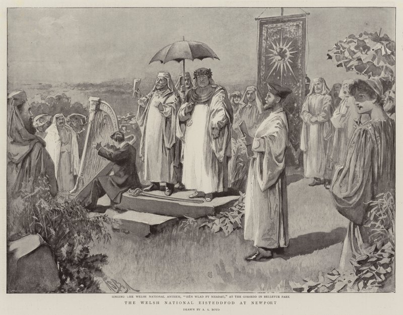 The Eisteddfod nacional galês em Newport de Alexander Stuart Boyd