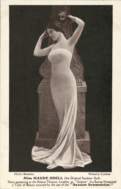 Maude Odell, atriz de teatro americana (foto a p/b) de Alexander Bassano
