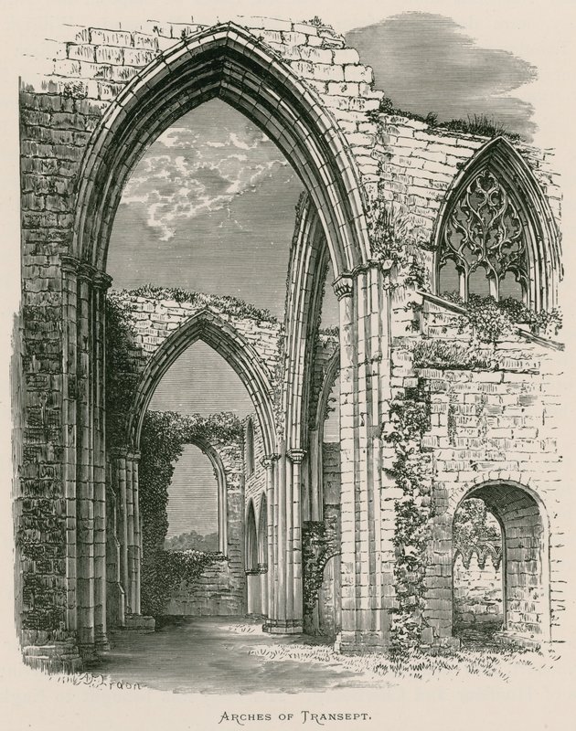 Bolton Priory, Arcos do Transeito de Alexander Francis Lydon