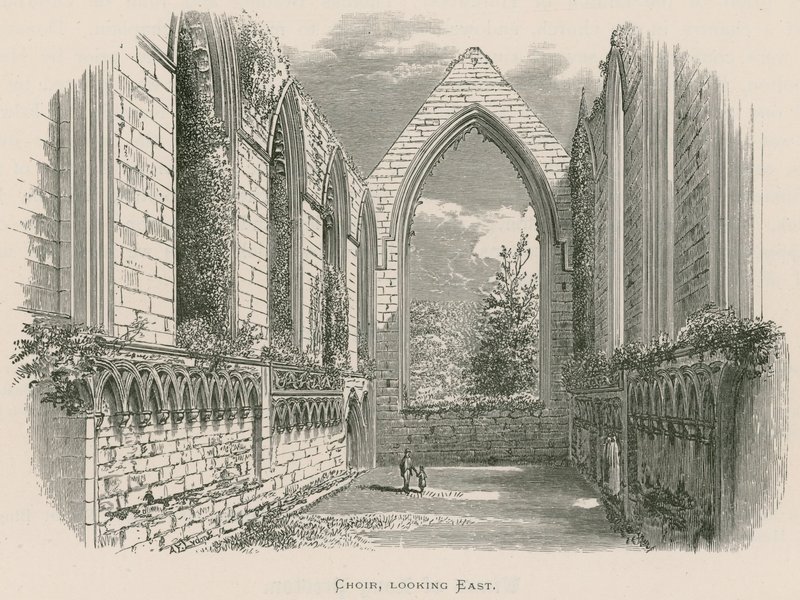 Bolton Priory, coro, olhando para o leste de Alexander Francis Lydon