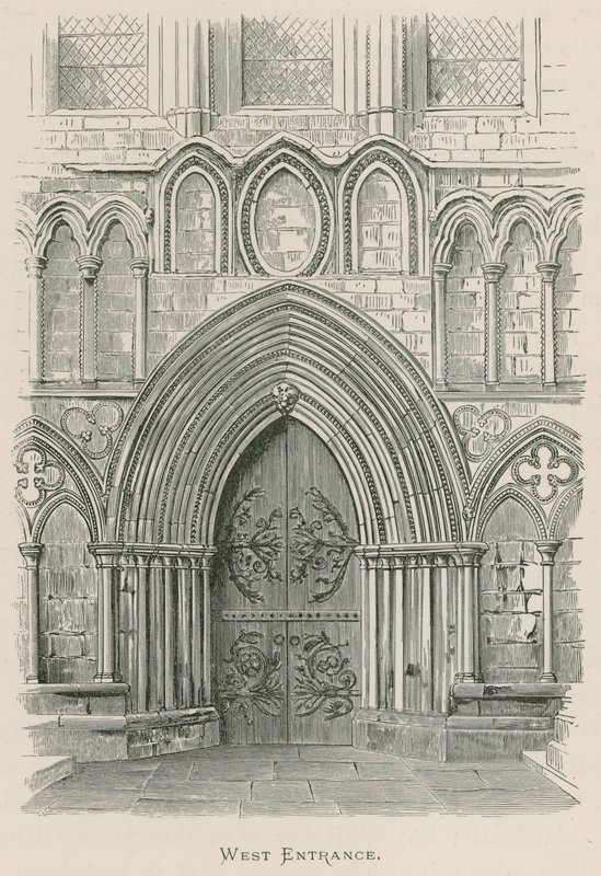 Bolton Priory, entrada oeste de Alexander Francis Lydon