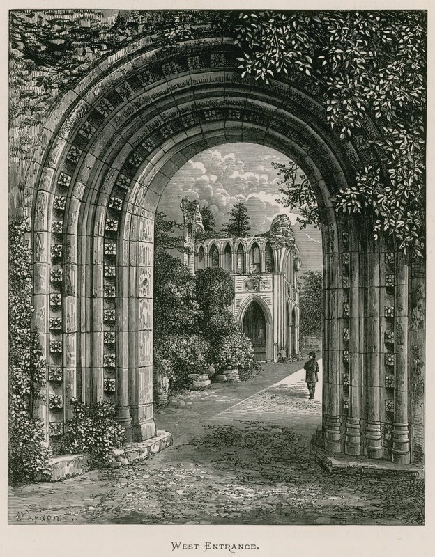 Abadia de Dryburgh, West Entrance de Alexander Francis Lydon
