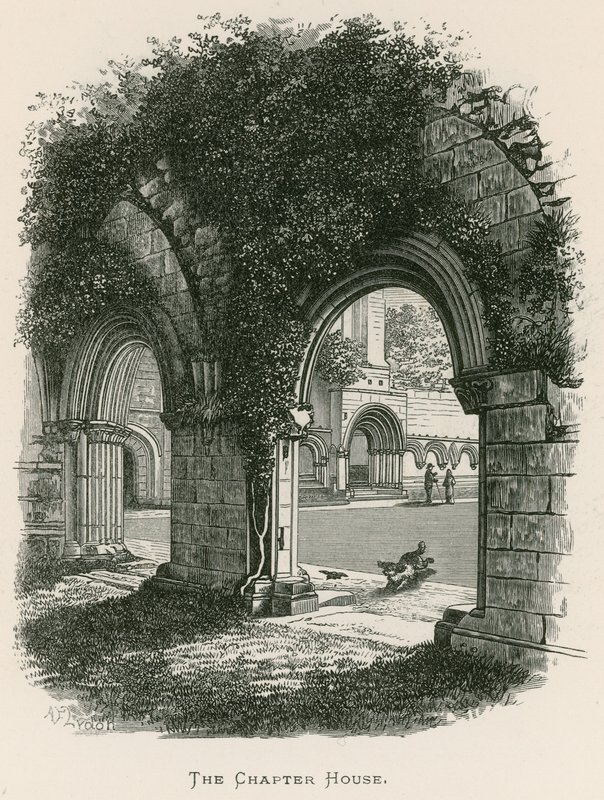 Abadia das fontes, a casa do capítulo de Alexander Francis Lydon
