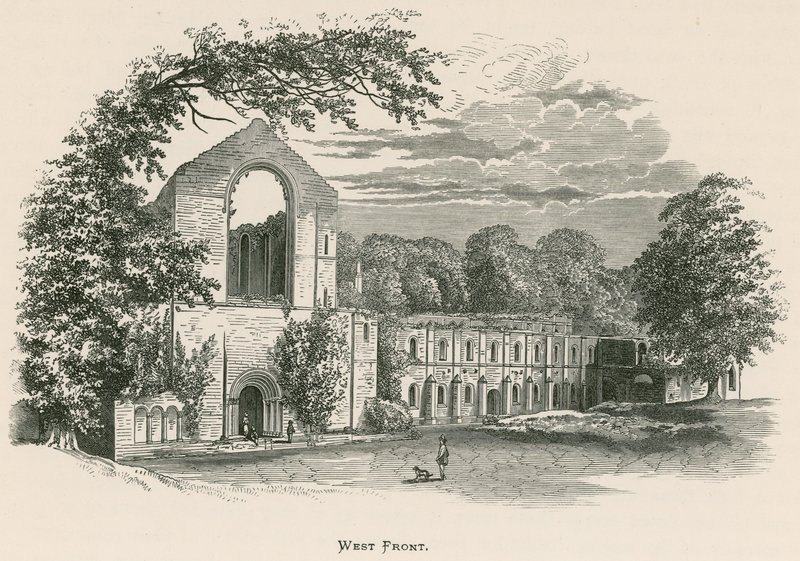 Abadia das fontes, frente oeste de Alexander Francis Lydon