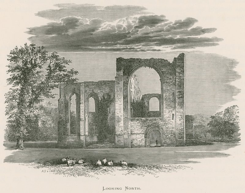 Furness Abbey, olhando para o norte de Alexander Francis Lydon