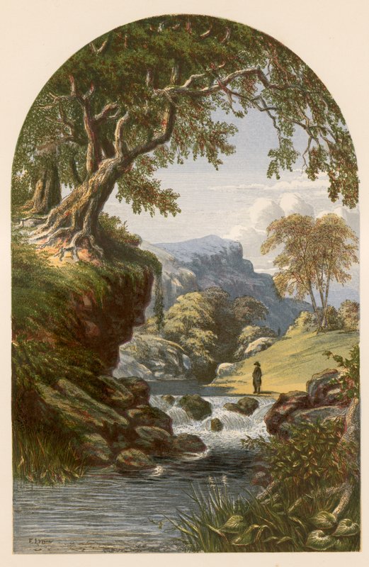 Ilustração para o The Rivulet de Bryant de Alexander Francis Lydon