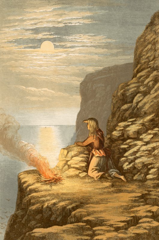 Ilustração para os prazeres da esperança de Campbell de Alexander Francis Lydon