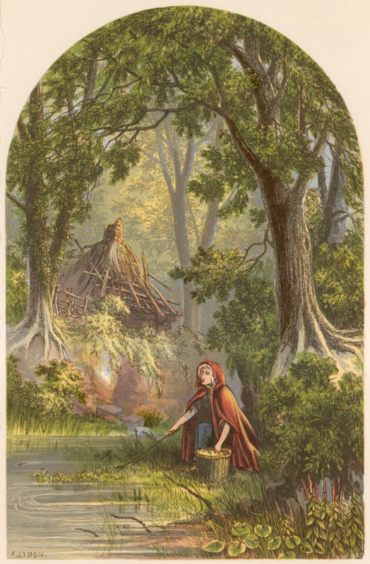 Ilustração para a vila deserta de Goldsmith de Alexander Francis Lydon