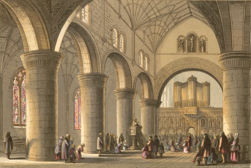 Ilustração para elegia de Gray de Alexander Francis Lydon