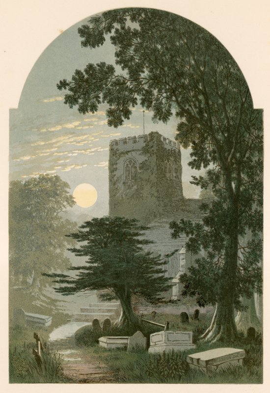 Ilustração para elegia de Gray de Alexander Francis Lydon