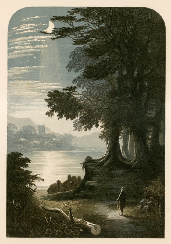 Ilustração para Il Penseroso de Milton de Alexander Francis Lydon
