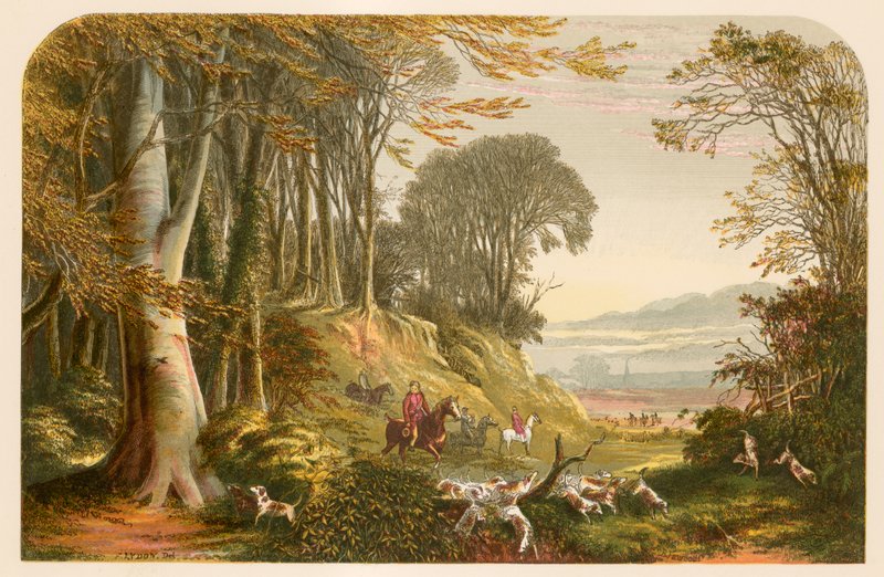 Ilustração para L&39;Allegro de Milton de Alexander Francis Lydon
