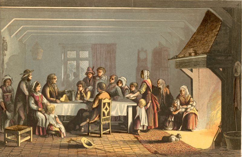 Ilustração para L&39;Allegro de Milton de Alexander Francis Lydon