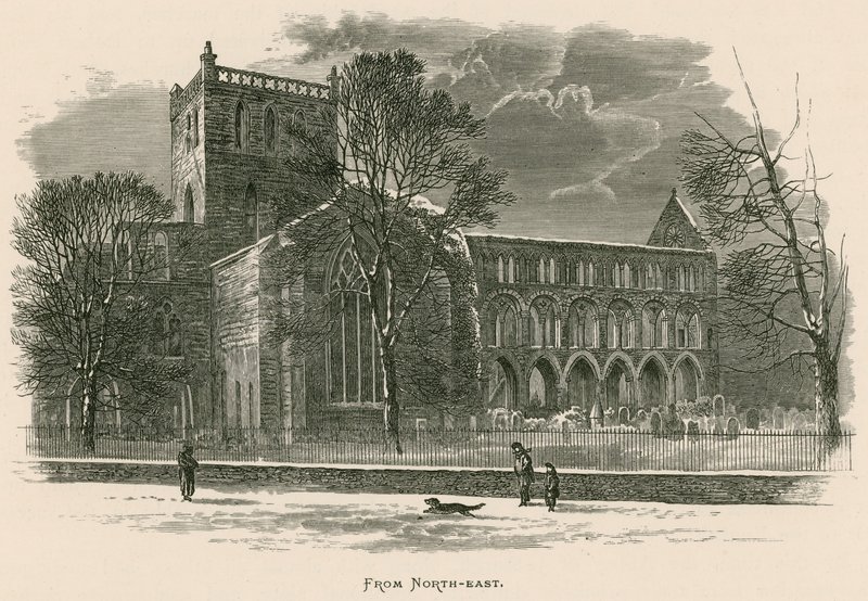 Abadia de Jedburgh, do nordeste de Alexander Francis Lydon