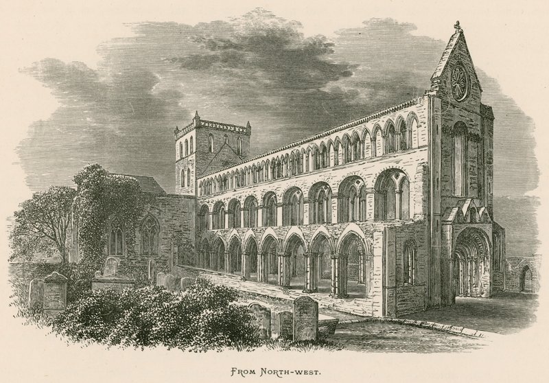 Abadia de Jedburgh, do noroeste de Alexander Francis Lydon