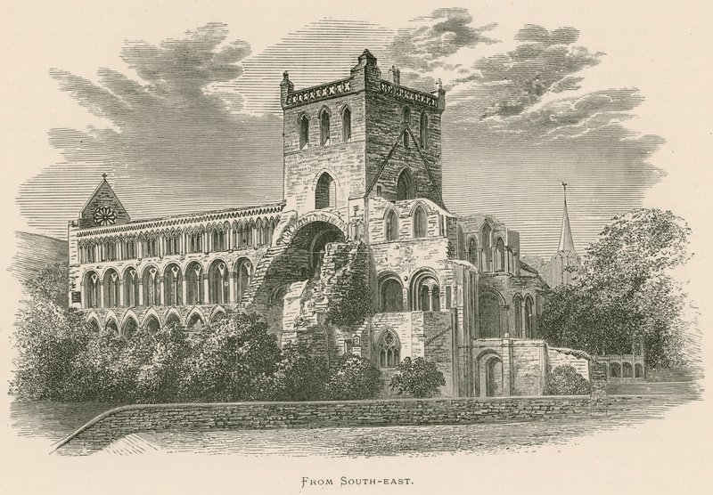 Abadia de Jedburgh, do sudeste de Alexander Francis Lydon