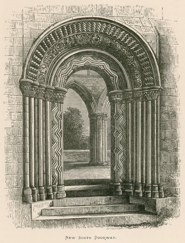 Abadia de Jedburgh, New South Doorway de Alexander Francis Lydon