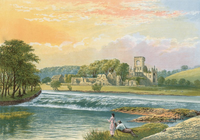 Kirkstall Abbey de Alexander Francis Lydon