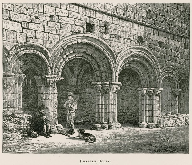 Abadia de Kirkstall, casa do capítulo de Alexander Francis Lydon