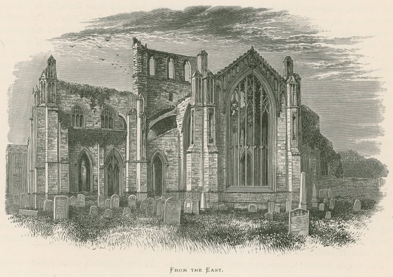 Abadia de melrose, do leste de Alexander Francis Lydon