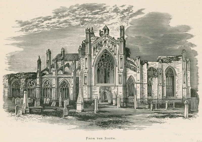Abadia de Melrose, do sul de Alexander Francis Lydon