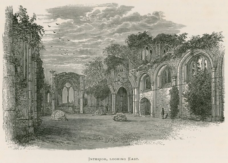 Netley Abbey, Interior, olhando para o leste de Alexander Francis Lydon