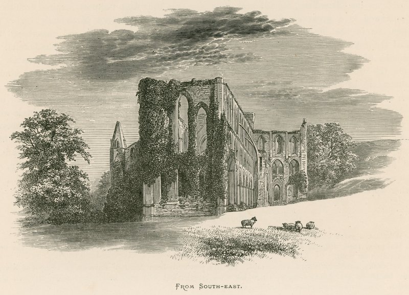 Abadia de Rievaulx, do sudeste de Alexander Francis Lydon