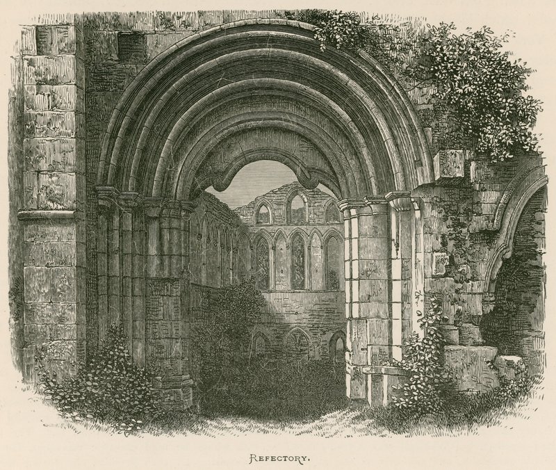Abadia de Rievaulx, refeitório de Alexander Francis Lydon