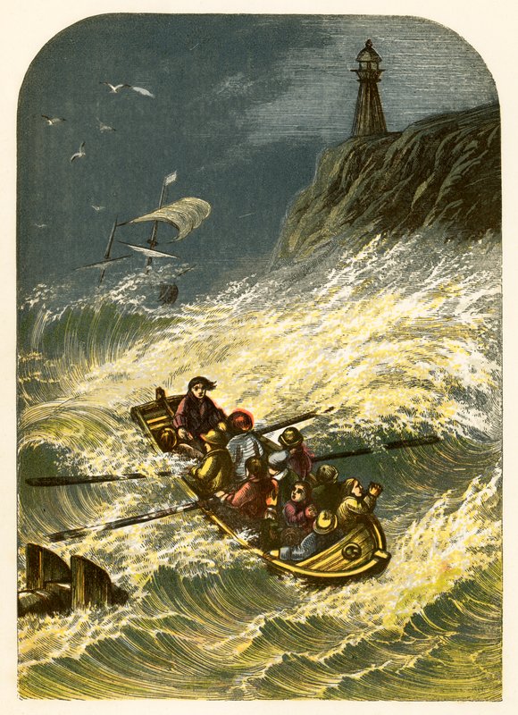 Robinson Crusoe sai de casa e naufraga de Alexander Francis Lydon