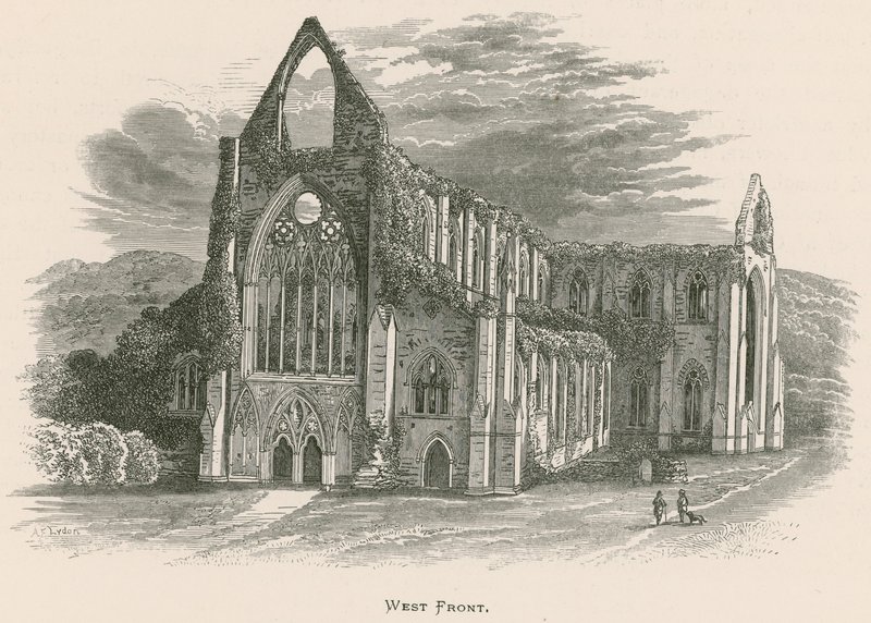 Abadia de Tintern, Frente Oeste de Alexander Francis Lydon