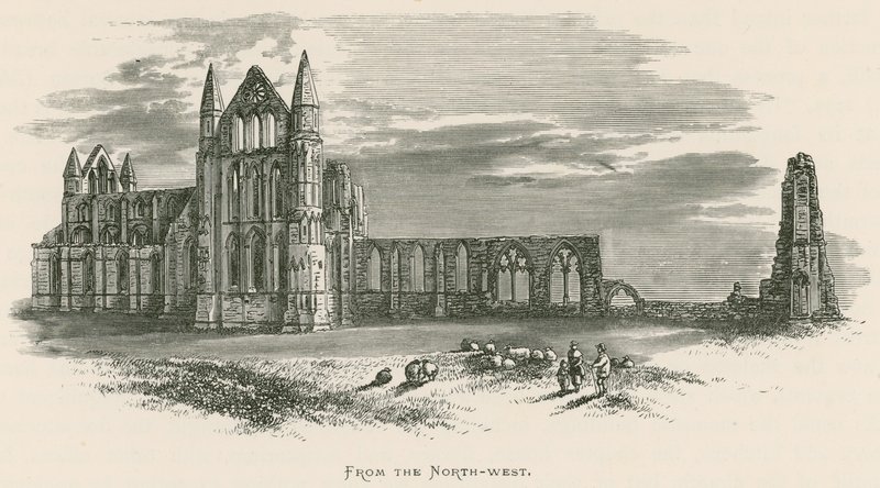 Abadia de Whitby, do noroeste de Alexander Francis Lydon