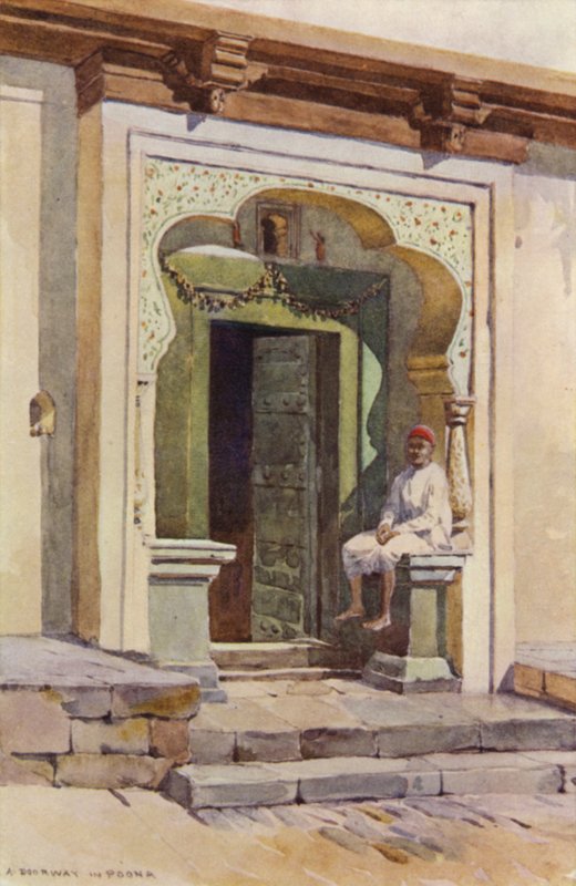 Uma porta, Poona de Alexander Henry Hallam Murray